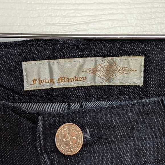 Flying Monkey Women's (Size 7) Stretch Skinny Jeans in Dark Blue - Picture 7 of 14